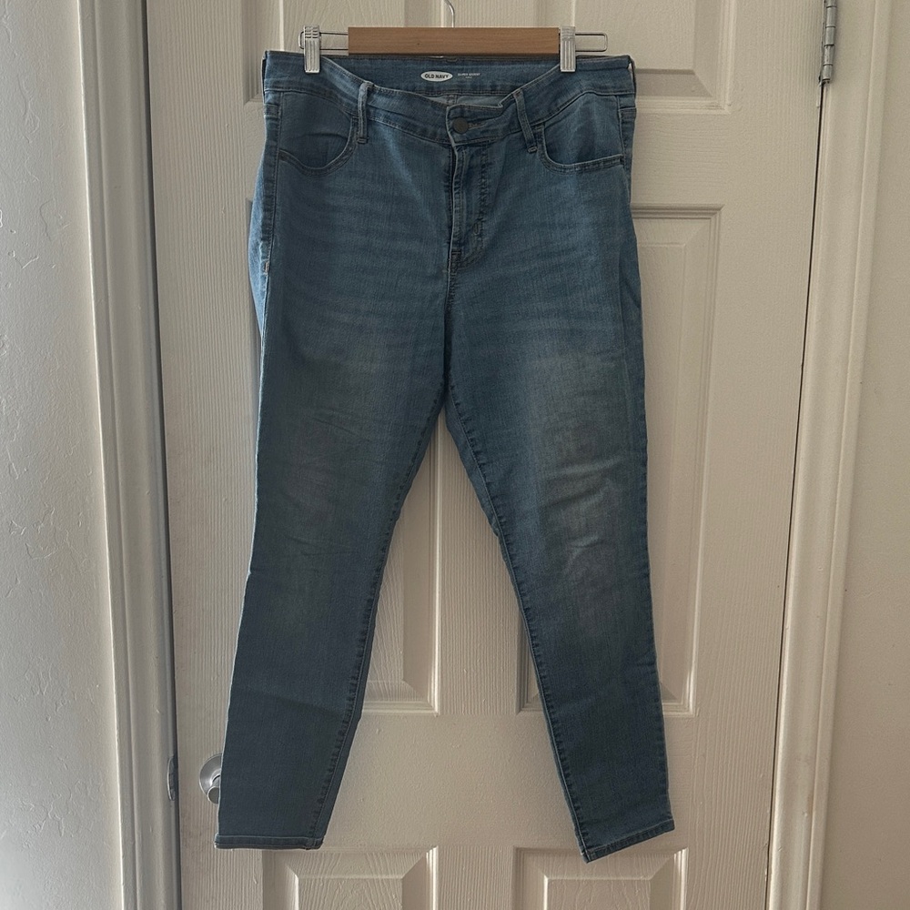 Old Navy Women's Blue Skinny Jeans